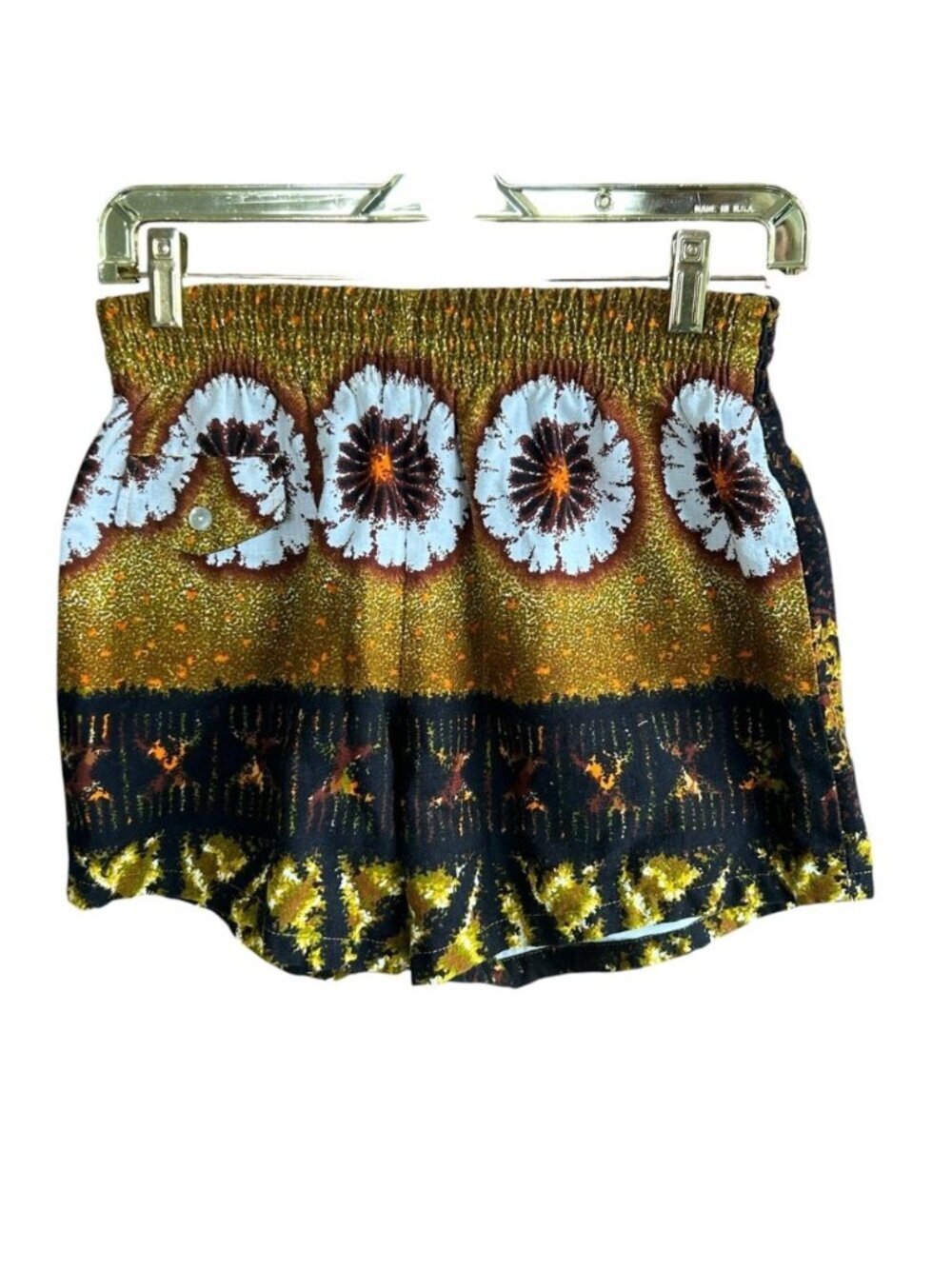 Kole Kole Men's Vintage 60s Hawaiian Cabana Shorts XS